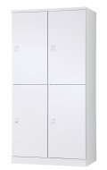 4人用更衣ロッカー　ハンガーパイプ式 ダイヤル錠タイプ RLK-TTPD4290-WTW 幅900×奥行515×高さ1790mm