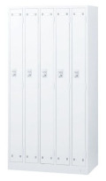 SLDW-5-T 5人用ロッカー（内筒交換錠）※受注生産 幅900×奥行515×高さ1790mm