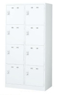SLDW-8W-B 4段・8人用ロッカー（ボタン錠） 幅900×奥行515×高さ1790mm