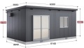 SS3-6136JPB イナバ物置 コモ・スペース 一般型 間口6140×奥行3640×高さ2867（2728）mm