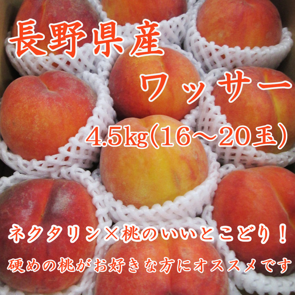 ワッサー桃4.5kgクール便