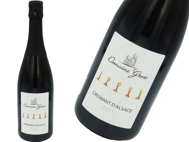 Domaine Gross ドメーヌ・グロス　/　Cremant Brut クレマン・ブリュット　2017　白泡
