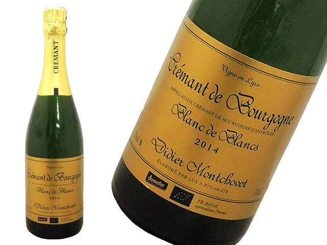 クレマン・ド・ブルゴーニュ2014ドメーヌ・ディディエ・モンショヴェ Cremant de Bourgogne Didier MONTCHOVET