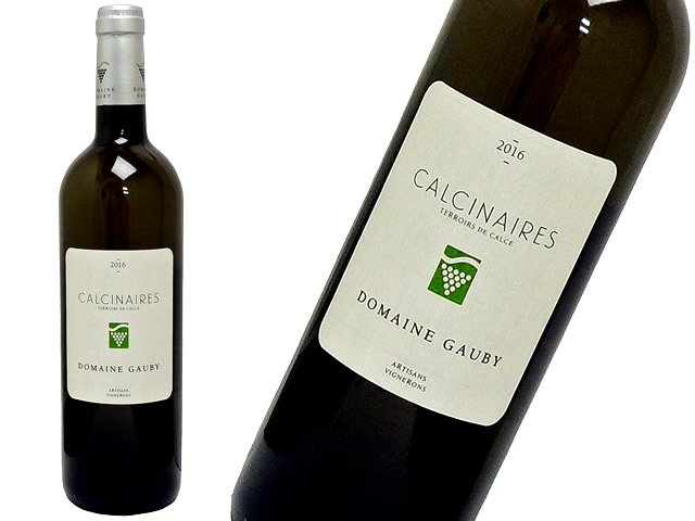 Domaine Gaubyドメーヌ・ゴビー Côtes Catalanes – Calcinaires Blanc　ＩＧＰコート・カタラン　カルシネール・ブラン2016