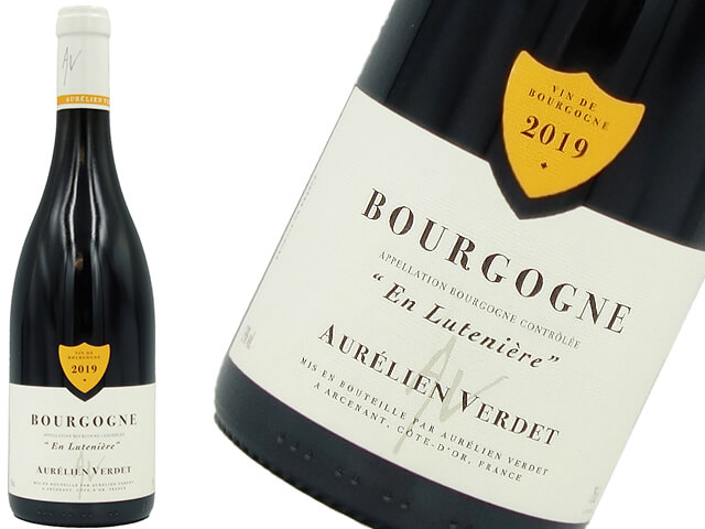 Aurélien Verdet/ オレリアン・ヴェルデ Bourgogne Rouge ”En Luteniere”　2019　赤・辛口
