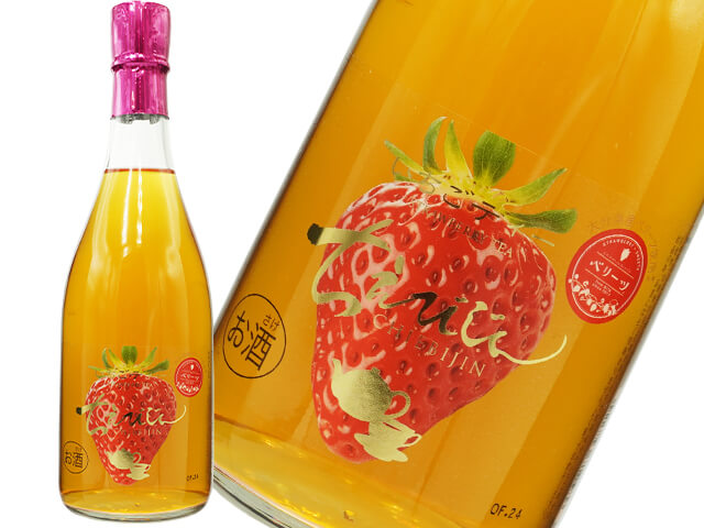 ちえびじん いちごティーリキュール 15度 720ml