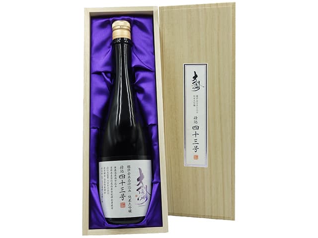 大信州　 平成30年酒造年度　鑑評会出品酒瓶取り仕込43号　瓶取番号1番