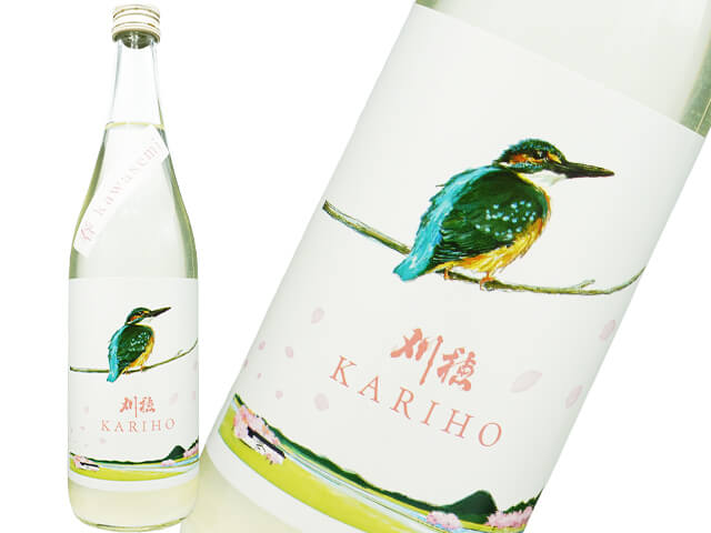 刈穂（かりほ）　純米吟醸　春　KAWASEMI  “sakura” label　生酒