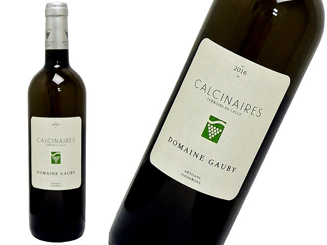 Domaine Gaubyドメーヌ・ゴビー Côtes Catalanes – Calcinaires Blanc　ＩＧＰコート・カタラン　カルシネール・ブラン2016