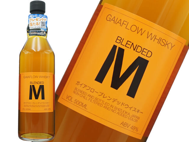 GAIAFLOW WHISKY BLENDED M　ガイアフローウイスキー ブレンデッドＭ　48°　500ml