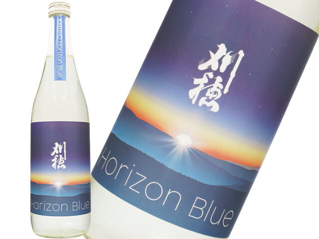 刈穂（かりほ）　純米吟醸　Horizon Blue　リンゴ酸酵母