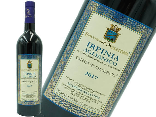 サルヴァトーレ・モレッティエーリ　イルピニア　アリアニコ　チンクエ　クエルチェ　2017