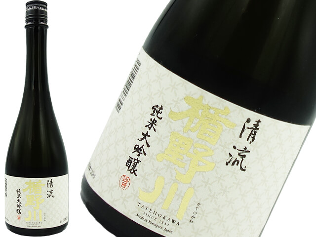 楯野川（たてのかわ） 純米大吟醸 清流 720ml