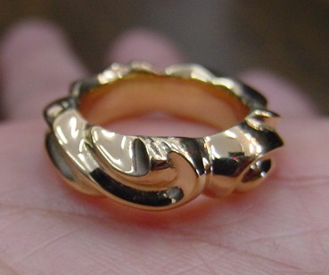 ＡＲＧＥＮＴ ＧＬＥＡＭ　アージェントグリーム　ＡＲ－３３　スペシャルカスタム　Ｋ１８ＹＧ リング