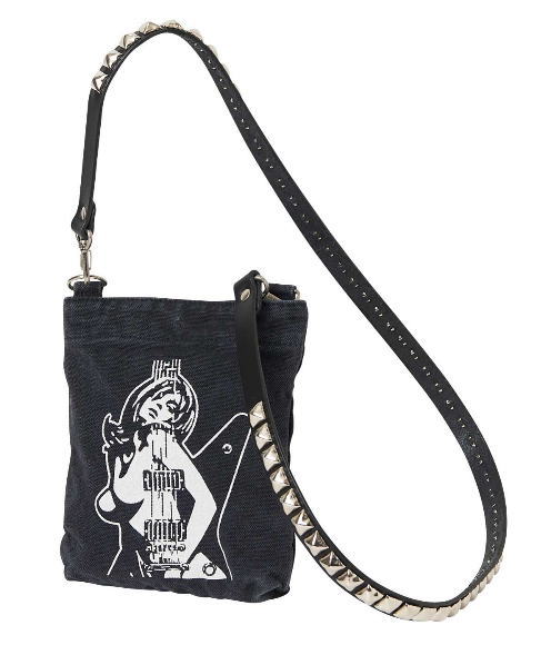 ＨＹＳＴＥＲＩＣ ＧＬＡＭＯＵＲ ヒステリックグラマー  GUITAR GIRL スタッズベルトサコッシュ ０２２４１ＱＢ０４９