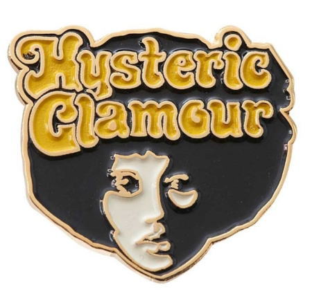 ＨＹＳＴＥＲＩＣ ＧＬＡＭＯＵＲ ヒステリックグラマー  AFRO GIRL ピンバッジ ０１２４３ＱＧ０８９
