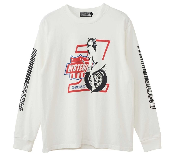 ＨＹＳＴＥＲＩＣ ＧＬＡＭＯＵＲ ヒステリックグラマー ２０２５年・春夏新作 HG ＩNC ロングＴシャツ ０２２５１ＣＬ０６