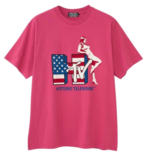 ＨＹＳＴＥＲＩＣ ＧＬＡＭＯＵＲ ヒステリックグラマー  ２０２５年・春夏新作 HYSTERIC TELEVISION Tシャツ ０２２５１ＣＴ２３