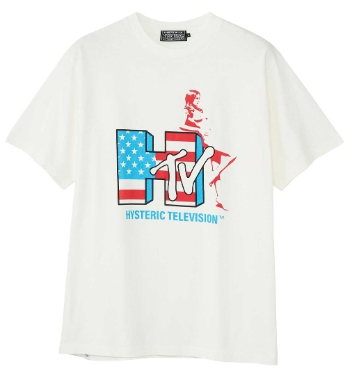 ＨＹＳＴＥＲＩＣ ＧＬＡＭＯＵＲ ヒステリックグラマー  ２０２５年・春夏新作 HYSTERIC TELEVISION Tシャツ ０２２５１ＣＴ２３