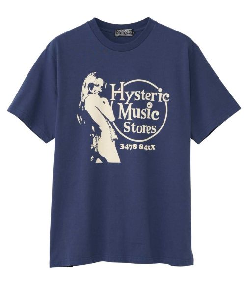 ＨＹＳＴＥＲＩＣ ＧＬＡＭＯＵＲ ヒステリックグラマー  ２０２５年・春夏新作  MUSIC STORES Tシャツ ０２２５１ＣＴ３５