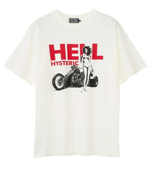 ＨＹＳＴＥＲＩＣ ＧＬＡＭＯＵＲ ヒステリックグラマー  ２０２５年・春夏新作  HELL HYSTERICTシャツ ０２２５１ＣＴ２８