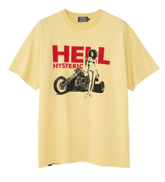 ＨＹＳＴＥＲＩＣ ＧＬＡＭＯＵＲ ヒステリックグラマー  ２０２５年・春夏新作  HELL HYSTERICTシャツ ０２２５１ＣＴ２８