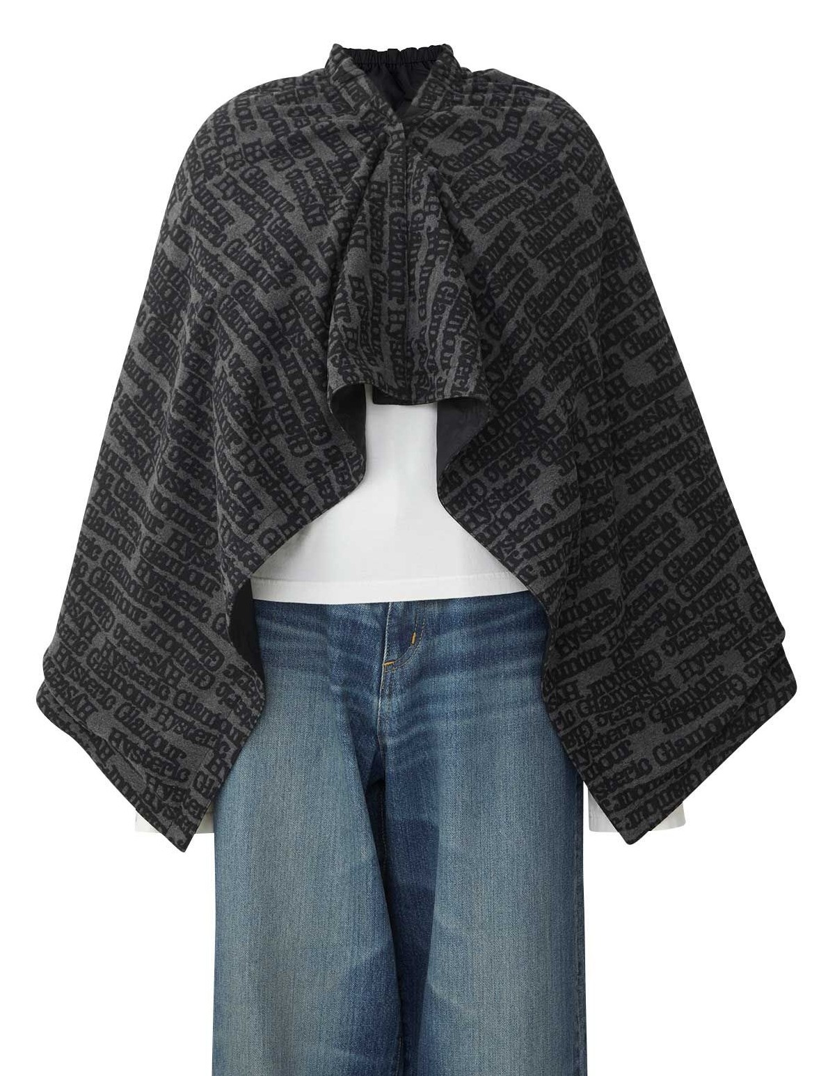 ＨＹＳＴＥＲＩＣ ＧＬＡＭＯＵＲ ヒステリックグラマー  ２０２５年・秋冬新作  TYPEWRITER LOGO ラップスカート 01253QG11