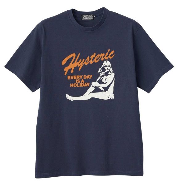 ＨＹＳＴＥＲＩＣ ＧＬＡＭＯＵＲ ヒステリックグラマー  ２０２６年・春夏新作 EVERY DAY HOLIDAY Tシャツ ０２２６１ＣＴ１０