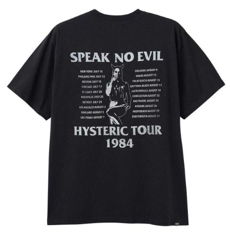 ＨＹＳＴＥＲＩＣ ＧＬＡＭＯＵＲ ヒステリックグラマー  ２０２６年・春夏新作 HG/HG TOUR 1984 Tシャツ ０２２６１ＣＴ４３