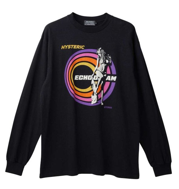 【 ８月発売予定 】ＨＹＳＴＥＲＩＣ ＧＬＡＭＯＵＲ ヒステリックグラマー  ２０２６年・秋冬新作  ECHO DREAM ロングＴシャツ ０２２６３ＣＬ０２