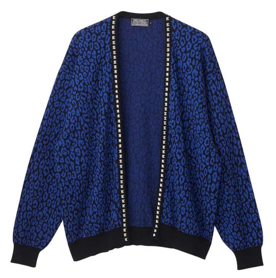 【 ９月入荷予定 】ＨＹＳＴＥＲＩＣ ＧＬＡＭＯＵＲ ヒステリックグラマー ２０２６年・秋冬新作  レオパード柄ジャガード スタッズ カーディガン ０２２６３ND０７
