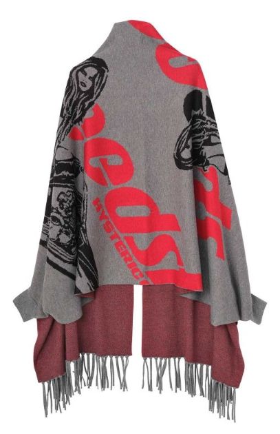 ＨＹＳＴＥＲＩＣ ＧＬＡＭＯＵＲ ヒステリックグラマー ２０２６年・秋冬新作  SPEEDSTERジャカード ショールカーディガン 01263ND039