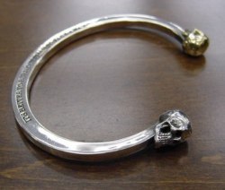 ＡＲＧＥＮＴ ＧＬＥＡＭ　アージェントグリーム　スカル バングル