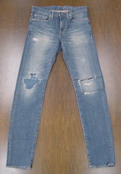【入荷待ち】 ＨＹＳＴＥＲＩＣ ＧＬＡＭＯＵＲ ヒステリックグラマー ＫＰＲ加工Ｓデニムリメイク スリムシルエット ０２１９３ＡＰ１２