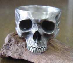 髑髏ぐい呑み　Skull-shot glass-4  BURDEN OF PROOF ＢＯＦＰ－２８６
