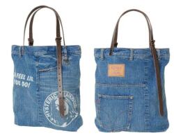 ＨＹＳＴＥＲＩＣ ＧＬＡＭＯＵＲ ヒステリックグラマー MAKE ME SMILE デニムトートバッグ ０１２３２ＱＢ０１