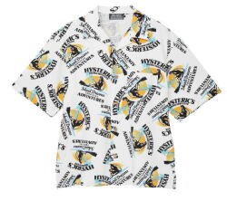 ＨＹＳＴＥＲＩＣ ＧＬＡＭＯＵＲ ヒステリックグラマー ISLAND DREAMS柄 アロハシャツ ０２２４１ＣＨ０４