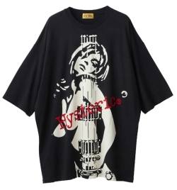 ＨＹＳＴＥＲＩＣ ＧＬＡＭＯＵＲ ヒステリックグラマー ギターガール ビッグTシャツ ０１２４３ＣＯ０１９