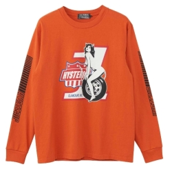 ＨＹＳＴＥＲＩＣ ＧＬＡＭＯＵＲ ヒステリックグラマー ２０２５年・春夏新作 HG ＩNC ロングＴシャツ ０２２５１ＣＬ０６