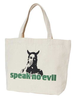 ＨＹＳＴＥＲＩＣ ＧＬＡＭＯＵＲ ヒステリックグラマー  ２０２５年・春夏新作 ＳＰＥＲＫ ＮＯ　ＥＶＩＬ トートバッグ０２２５1ＱB０３９