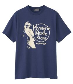 ＨＹＳＴＥＲＩＣ ＧＬＡＭＯＵＲ ヒステリックグラマー  ２０２５年・春夏新作  MUSIC STORES Tシャツ ０２２５１ＣＴ３５