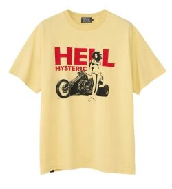 ＨＹＳＴＥＲＩＣ ＧＬＡＭＯＵＲ ヒステリックグラマー  ２０２５年・春夏新作  HELL HYSTERICTシャツ ０２２５１ＣＴ２８