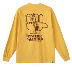 ＨＹＳＴＥＲＩＣ ＧＬＡＭＯＵＲ ヒステリックグラマー ２０２５年・秋冬新作  HYS HITCHHIKING CLUB ロングＴシャツ ０２２５３ＣＬ０１