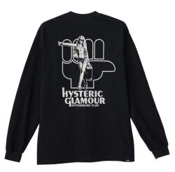 ＨＹＳＴＥＲＩＣ ＧＬＡＭＯＵＲ ヒステリックグラマー ２０２５年・秋冬新作  HYS HITCHHIKING CLUB ロングＴシャツ ０２２５３ＣＬ０１