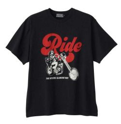 ＨＹＳＴＥＲＩＣ ＧＬＡＭＯＵＲ ヒステリックグラマー  ２０２５年・秋冬新作   RIDE A MOTORCYCLE  Tシャツ ０２２５３ＣＴ０４