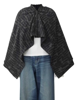 ＨＹＳＴＥＲＩＣ ＧＬＡＭＯＵＲ ヒステリックグラマー  ２０２５年・秋冬新作  TYPEWRITER LOGO ラップスカート 01253QG11