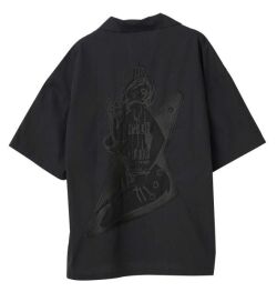 ＨＹＳＴＥＲＩＣ ＧＬＡＭＯＵＲ ヒステリックグラマー ２０２６年・春夏新作 GUITAR GIRL刺繍 オーバーサイズシャツ ０１２６１AH０５９