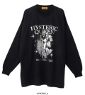 ＨＹＳＴＥＲＩＣ ＧＬＡＭＯＵＲ ヒステリックグラマー２０２５年・秋冬新作 HYSTERIC QUEEN オーバーサイズロングTシャツ ０１２５３CL０４９