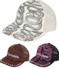 【 8月発売予定 】HYSTERIC GLAMOUR ヒステリックグラマー 2026年・秋冬新作 SNAKE LOOP スタッズメッシュキャップ 01263QH026