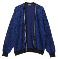【 ９月入荷予定 】ＨＹＳＴＥＲＩＣ ＧＬＡＭＯＵＲ ヒステリックグラマー ２０２６年・秋冬新作  レオパード柄ジャガード スタッズ カーディガン ０２２６３ND０７